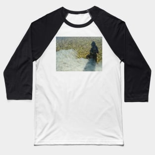 Self-portrait in Seawater and Clay Baseball T-Shirt